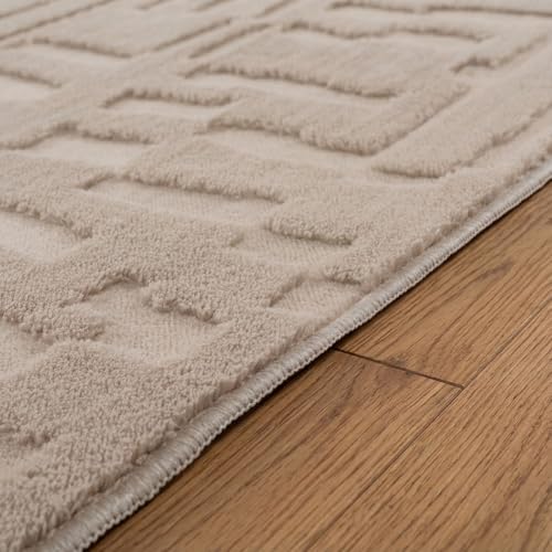 Tapis lavable grand format TT Home pour simplifier l'entretien du salon