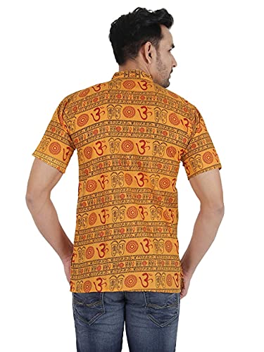 Image of Men's Cotton Blend Straight Kurta