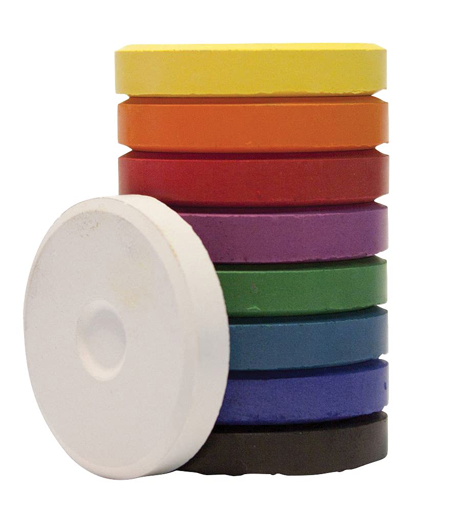 Jack Richeson Set of 9 Mini Tempera Cakes, Refill Pack