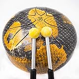 Satnam Happy Drums Steel Tongue Drum 8 Notes 8-Inch Handpan Percussion Instrument with Carrying Case Bag - Cobra