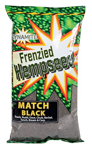 Chènevis frénétique match noir 1kg pour poissons méfiants en eaux claires
