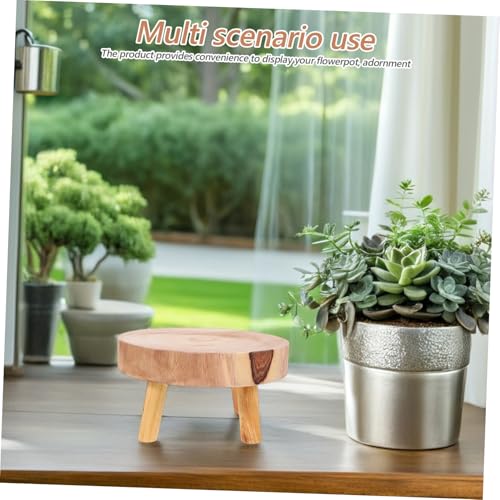 Support pour pots de fleurs stand d'artisanat deco maison en bois - 6