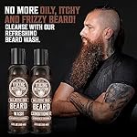 Viking Revolution Beard Wash and Beard Conditioner for Men with Argan Oil and Jojoba Oil - Beard Softener and Strengthener Beard Care Beard Shampoo and Conditioner with Beard Oil (5oz, Majestic Oud) - Image 3