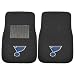 FANMATS 17190 NHL St. Louis Blues 2-Piece Embroidered Car Mat Set