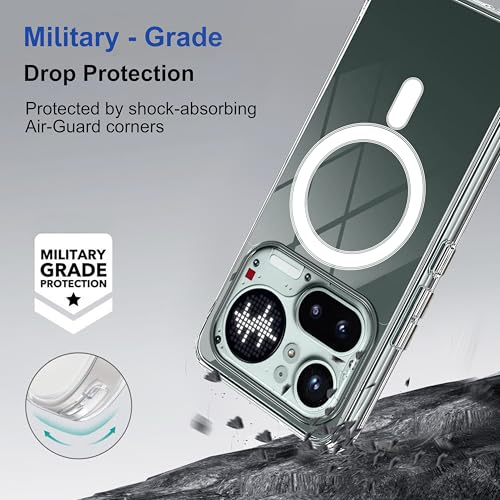 Image of amazon basics Back Case Cover for Nothing Phone (4a) Pro |Scratch-Resistant Back Cover | Clear