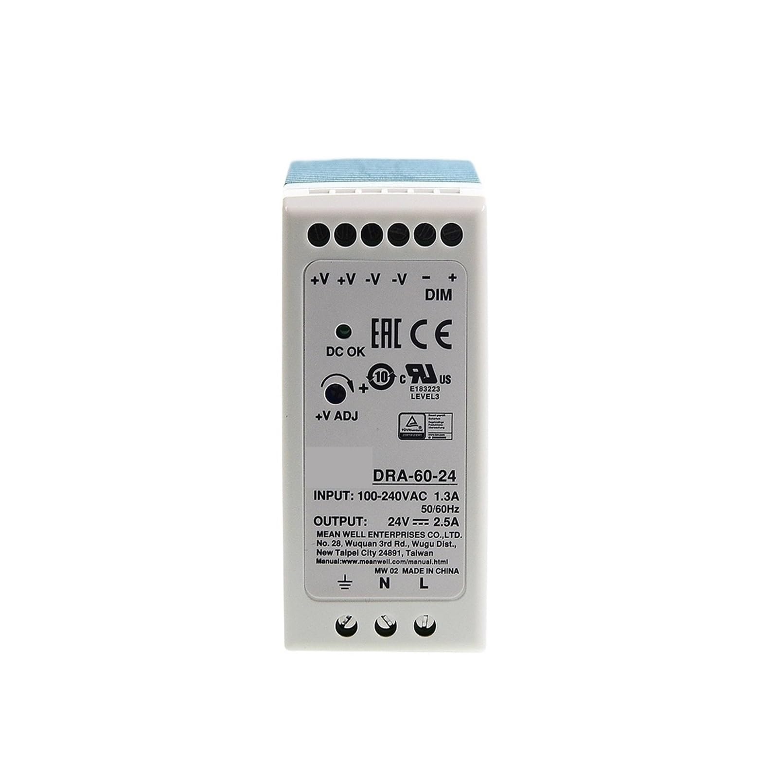 JJKKOZVQF DRA-60-12 60W 5A 12V Power Supply