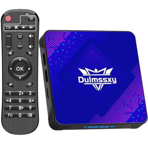 Android 13.0 TV Box,4GB RAM 32GB ROM RK3528 Quad-Core 64bit Smart TV Box,Support 2.4G/5G WiFi6 10/100M Ethernet BT5.0 USB 3.0 DLNA H.265,Cortex-A53 Mali 450 MP2 GPU HDMI2.0 8K TV Box