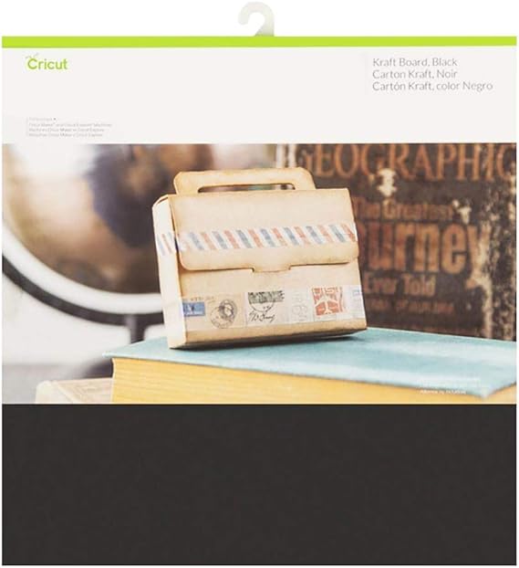 Cricut Kraftboard Black 12x12 (20)