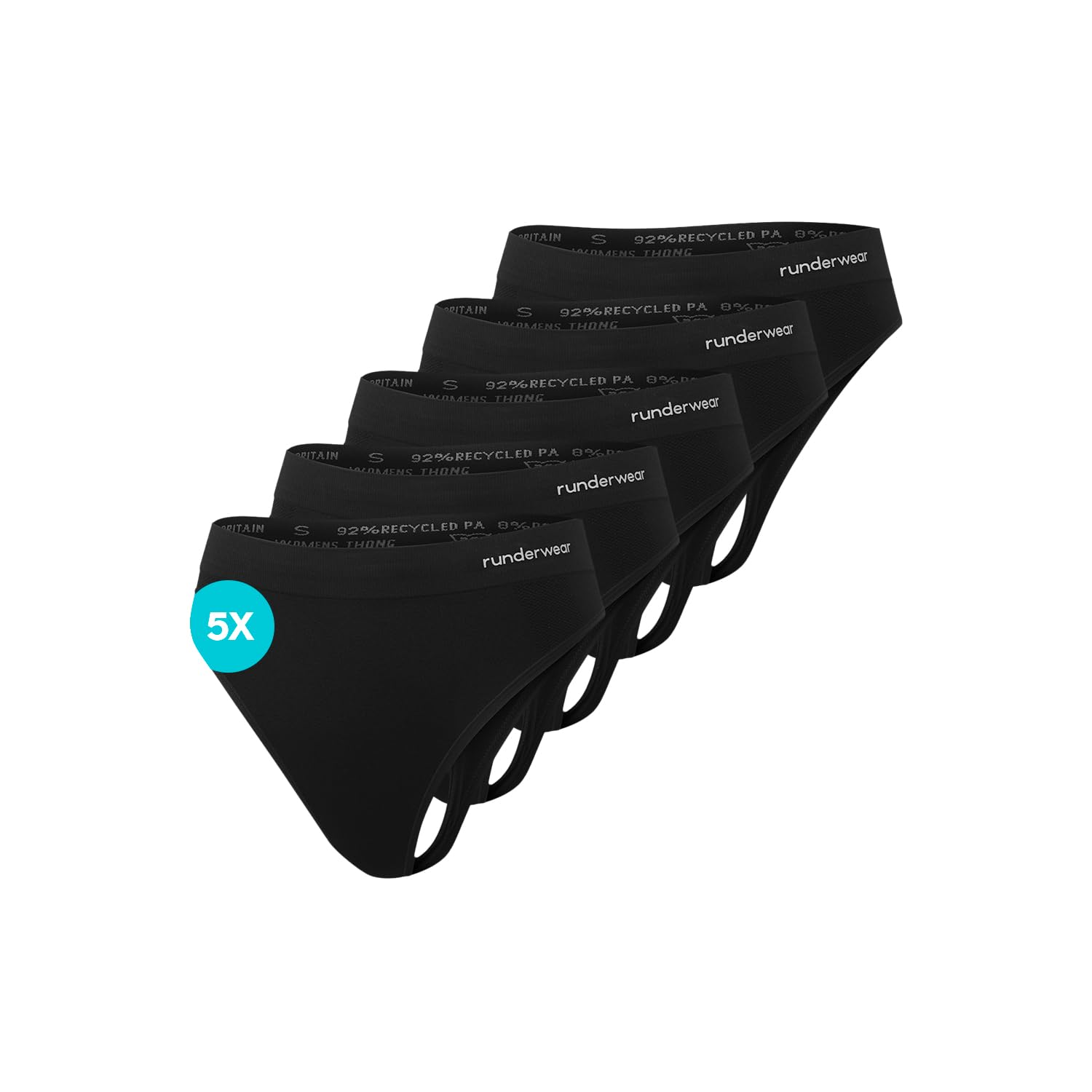 Runderwear Womens Running Thong Seamless Thong for Women Ladies Sports Underwear Gym Underwear Womens Thongs