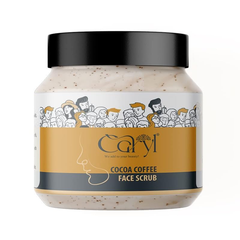 Image of Caryl Cocoa Coffee Face & Body Scrub with Coffee Nourishing Lotion Combo | Moisturizing & Deep Exfoliation | For Dry Skin & All Skin Types | Skin Cleansing & Hydrating Care Set
