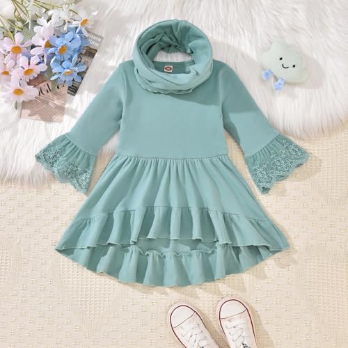 Image of fioukiay Toddler Girls Fall Winter Outfit 18 Months - 6T