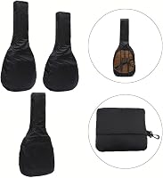 Housse De Pluie Noire Portable Pour Guitare Folk - Protection Anti-Poussière Et Imperméable
