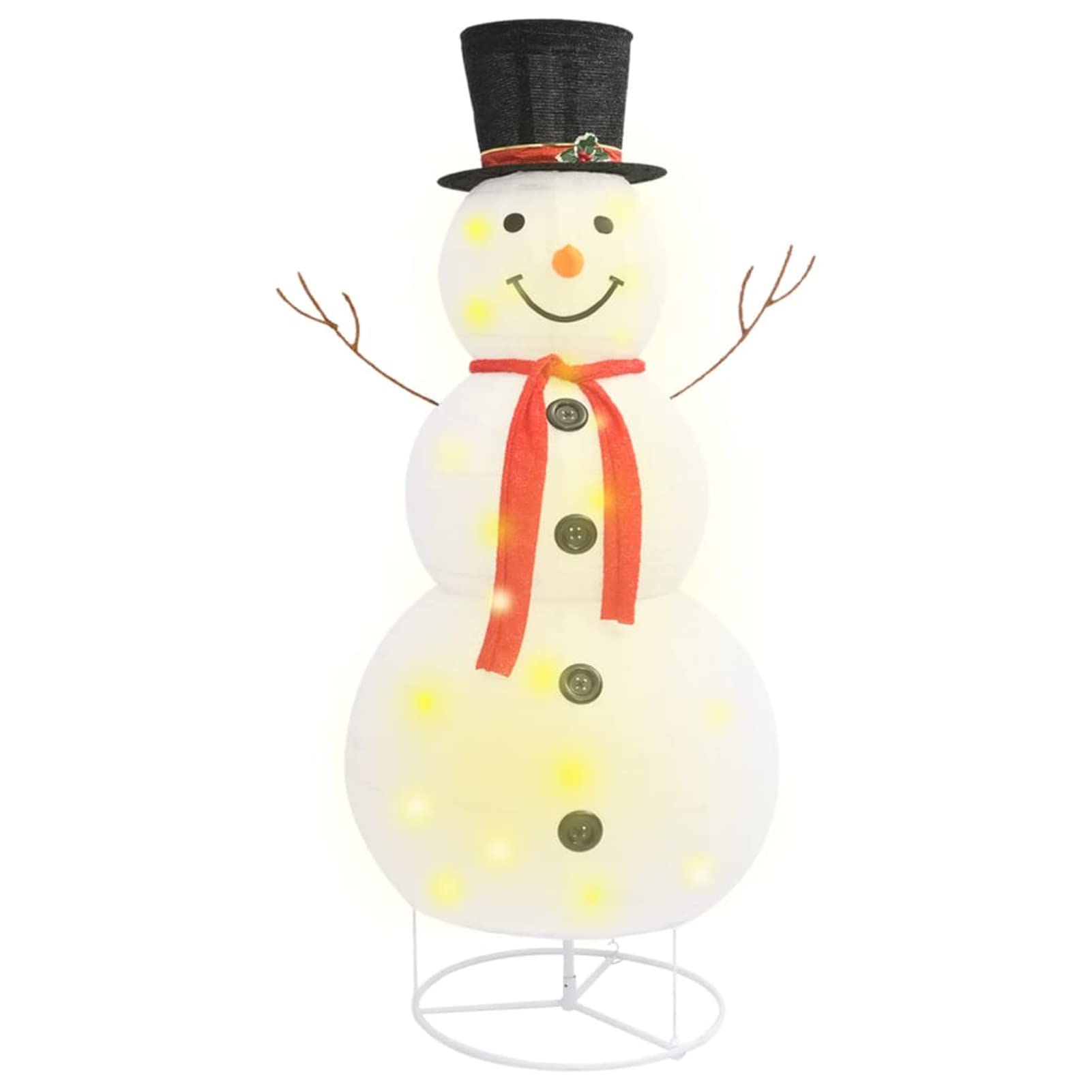 muñeco de Nieve navideño Decorativo LED Tela Lujosa, Figuras De Navidad Exterior, Decoración Exterior Navidad, Adornos Navideños, Figura Luz Navidad, 180 cm
