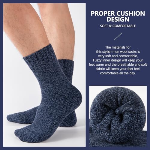 Image of Heatuff Women's 6 Pack Performance Athletic Cushioned Crew Socks With Reinforced Heel & Toe