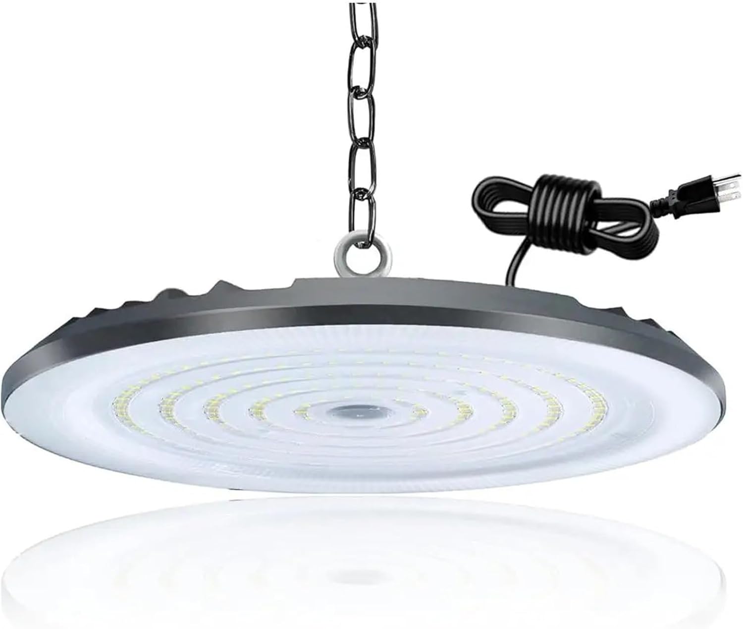 150W LED High Bay Light 21000lm UFO Industrial Lighting Waterproof IP66 120 Degree Beam Commercial Fixture
