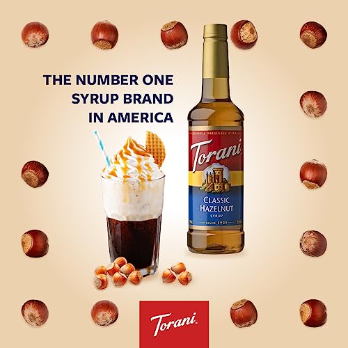 Image of Torani Syrup, Classic Hazelnut, 25.4-Ounce Bottles (Pack of 3)