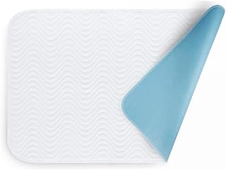 Achtung Doppelpack (2er Pack) Welpen Unterlagen, waschbar, Trainingsunterlagen für Hunde oder andere Haustiere, Trainingspads für die Sauberkeitserziehung, Pee Pads Castejo blau/weiß