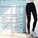 jabeick Medizinische Kompressionsstrumpfhose Damen & Herren Lang, 20-30 mmHg Kompressionsstrümpfe Stützstrümpfe Damen Klasse II Zehenfreie Kompressionshose Unterstützung (Schwarz, X-Large)