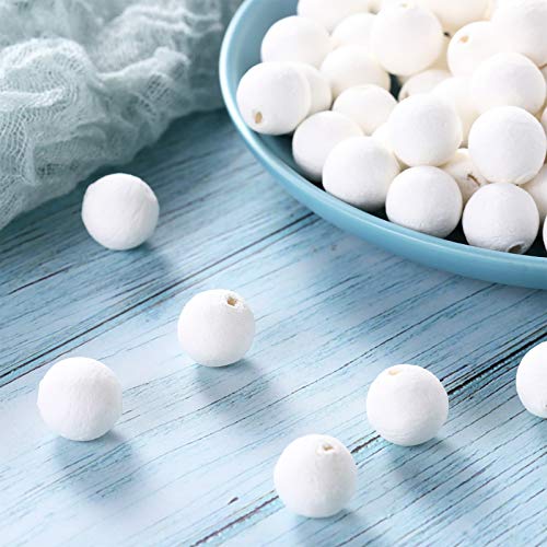 100 bolas de papel hilado natural de algodón para flores y manualidades 4