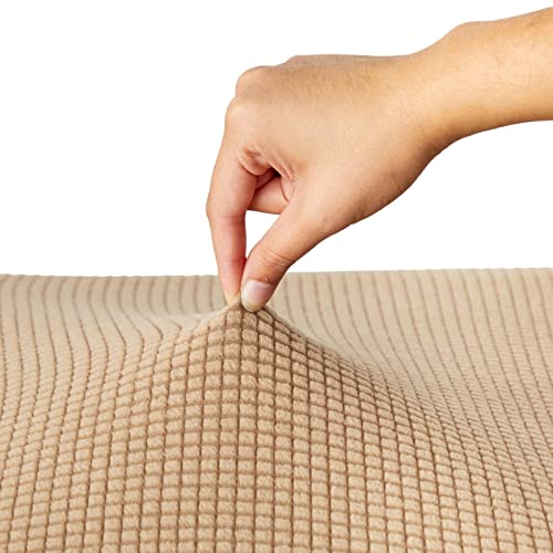 Juvale Large Stretch Couch Cushion, Replacement Slipcover For Couches, Sectionals, Armchairs, Patio Furniture, Campers, Chaise Lounge, Fits 59 To 70 Inch Cushions (Sand) #TOP3