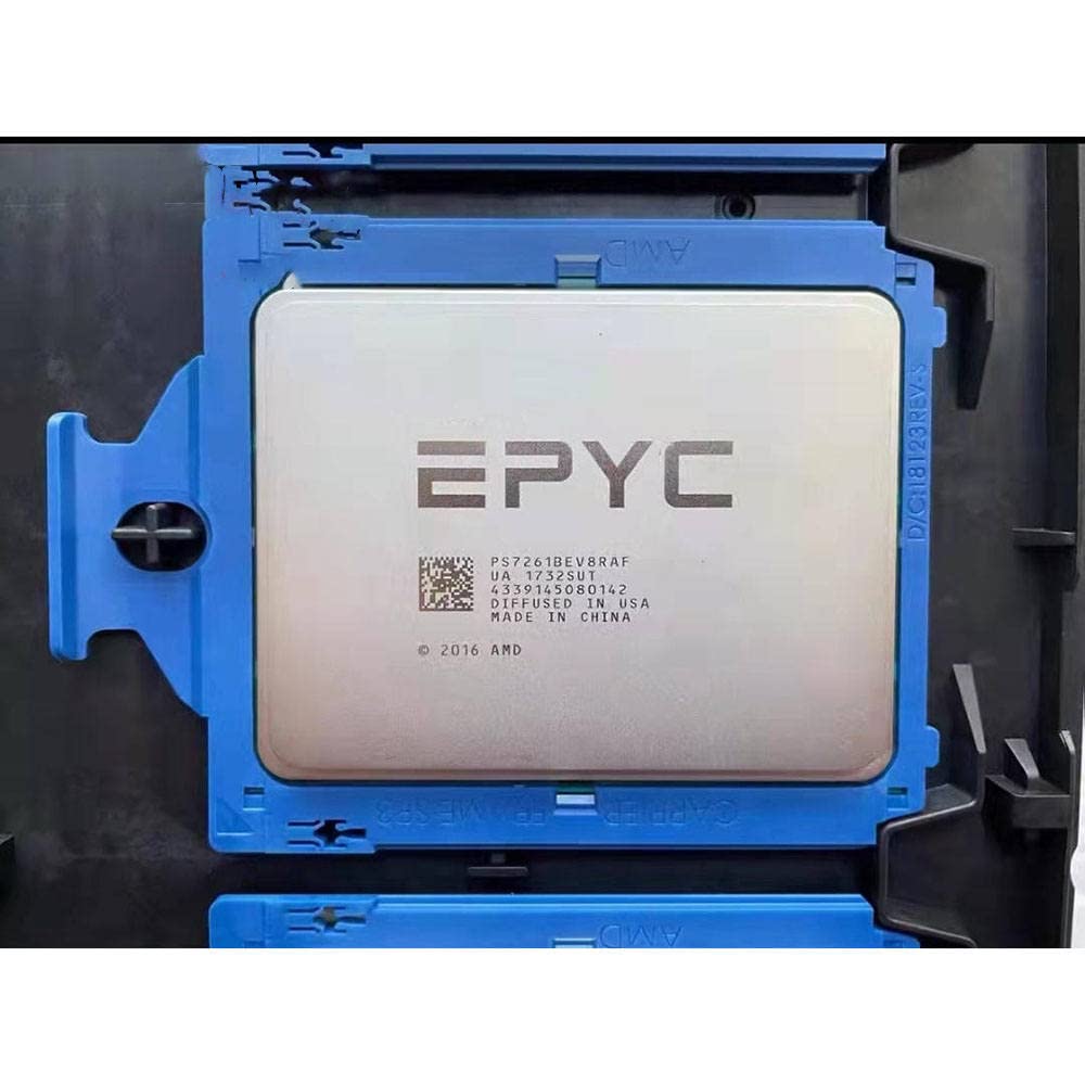 Processor for EPYC 7261 8 Cores 16 Threads Base Clock 2.5GHz Max.Boost Clock Up to 2.9GHz L3 Cache 64MB Default TDP155/170W