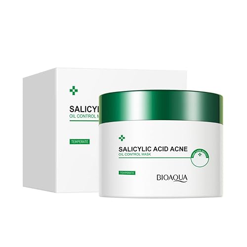 BIOAQUA El ácido salicílico quita la máscara de control del aceite del acné que hidrata el cuidado facial de la piel de la niacinamida 120g/4.23oz