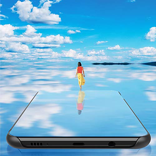 Capa C-Super Mall-UK compatível com Xiaomi Poco M3, compatível com Xiaomi Redmi Note 9 4G, S-View co