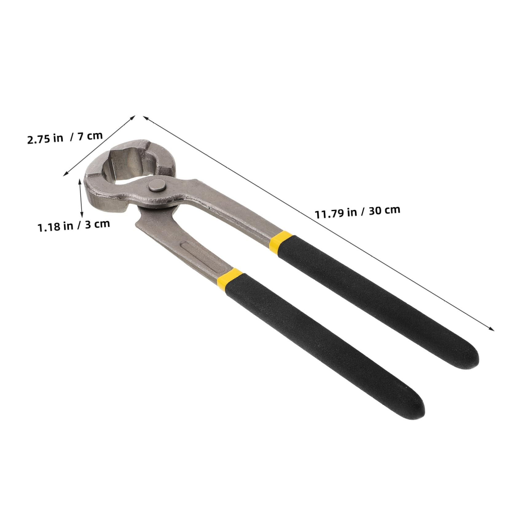 Tenaglia per Ferratura Zoccoli Cavallo Metallo Nero 30cm | Cammello, Semplice da Usare, Accessorio Professionale, Risparmia e Sforzo