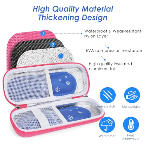 Image of YOUSHARES GLP-1 Cooler Travel Case for 2 Zepbound, Mounjaro & Insulin Pens