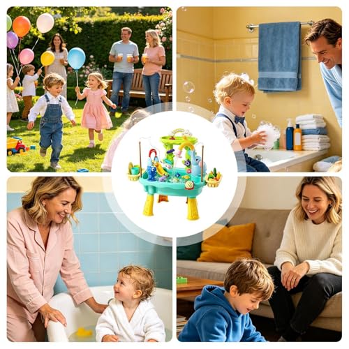 Table sable et eau pour jardin et jouets sensoriels extérieurs pour crèche