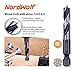 NordWolf 7-Piece HSS Brad Point Stubby Wood Drill Bit Set, with 1/4