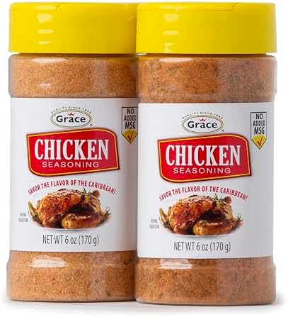Grace All Purpose Seasoning- All Spices For Cooking - A Complete Veggie Seasoning Blend - The Best Jamaican Mediterranean For Cooking With Complete