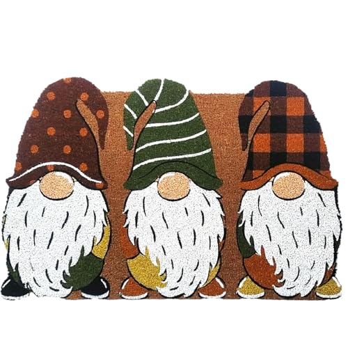 Briarwood Lane Fall Gnomes Medium Coir Doormat 24 x 36