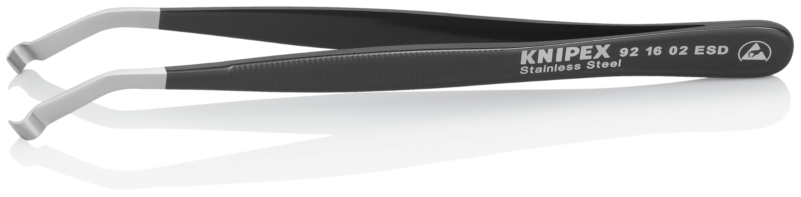 KNIPEX Brucelles de positionnement ESD finition mate 120 mm, 92 16 02 ESD
