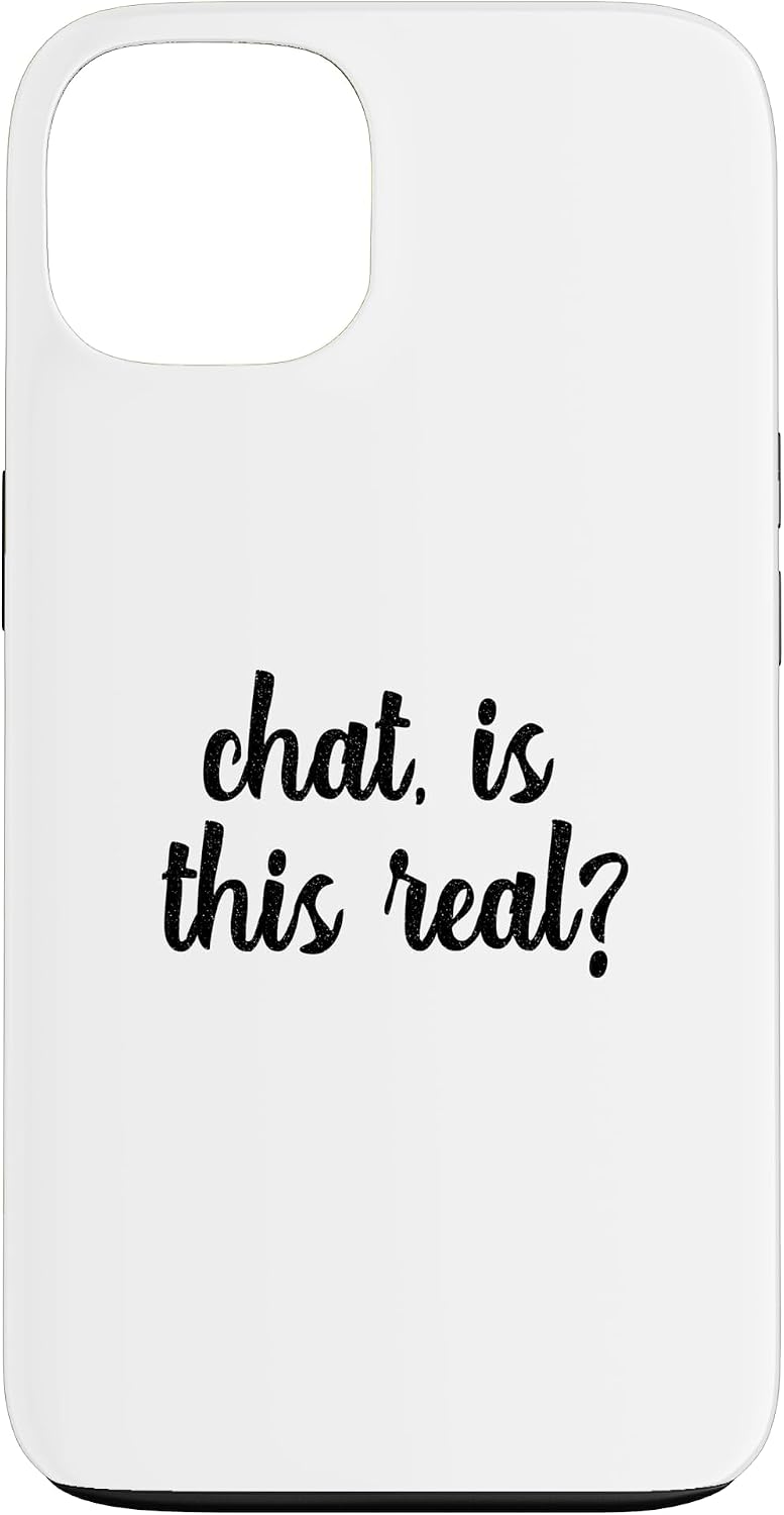 Chat is This Real Live Streaming Streamer Funny Gen Z Meme Case for iPhone 13