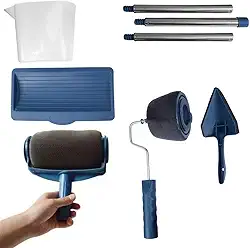 Rolo de Pintura Parede Facil Pintar Sem Sujeira Criativa Casa