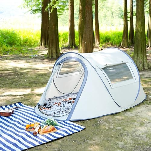Carpa Pop Up Camping Automática 2 Personas Beige miniatura 2