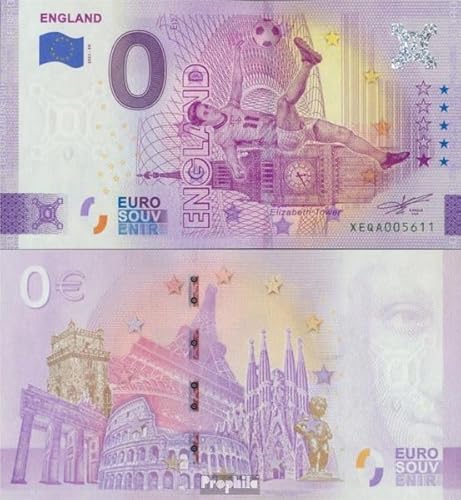 Prophila Collection 0 Euro Souvenirschein England Fußball