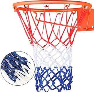 DaricowathX Heavy Duty Basketball Net Replacement All Weather Basketball Net Fits Standard Indoor or Outdoor, 12 Loop
