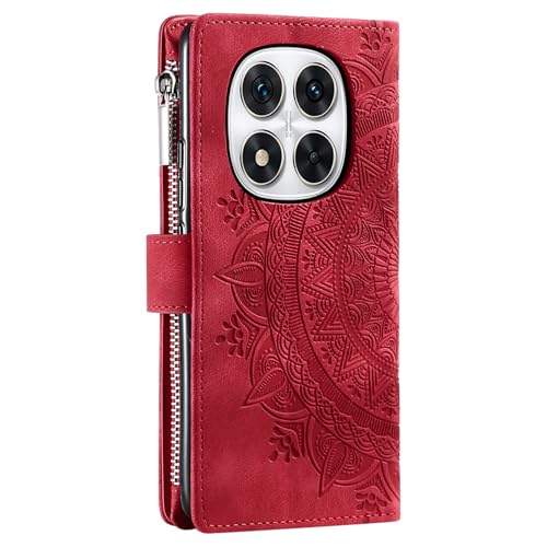 Housse Xiaomi Redmi Note 14 Pro 5G avec Porte-Cartes Floral - 3