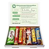 Get Well Soon Chocolate Gift Box – Prescription Style Letterbox Friendly Sweets Hamper, Feel Better Soon Care Package, Cheer Up Chocolate Selection Gift for Him & Her