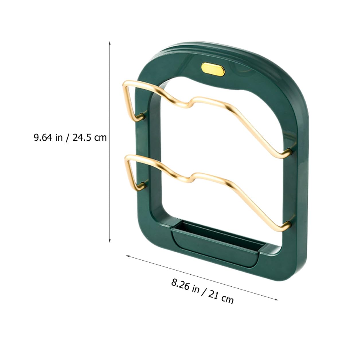2 Stück Topfdeckel Organizer 2-lagig aus Edelstahl Abs