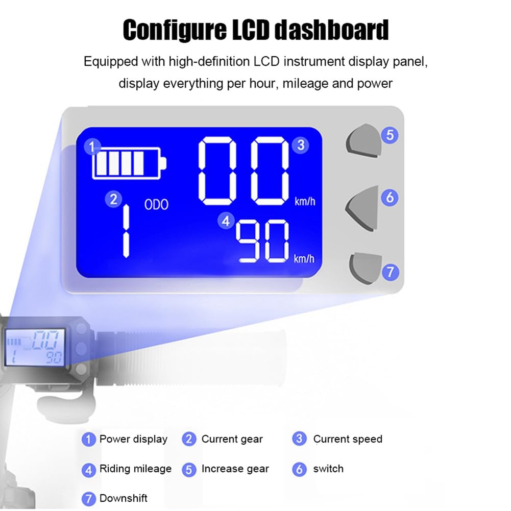 Centralina Monopattino Elettrico Set display freno controller Controller scooter elettrico Motore brushless Accessori for biciclette elettriche for