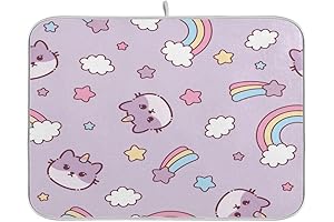 Cute Baby Kitten Bottle Dish Drying Mat