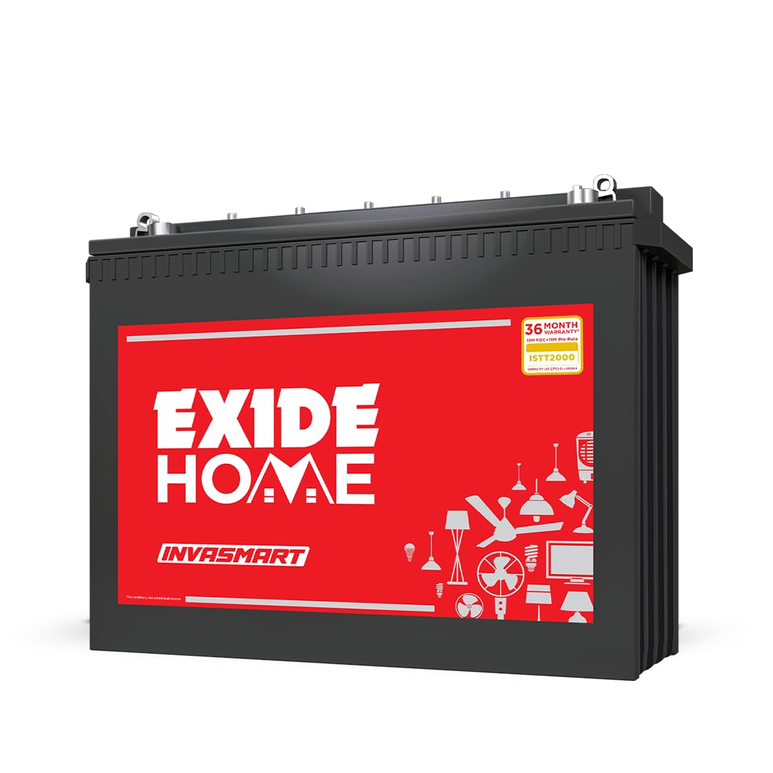 EXIDE INVASMART ISTT2000 200Ah 12V Tall Tubular Inverter Battery | Ideal for Home, Office & Shops | Long Backup & Low Maintenance | Leak Resistant | 36 Months Warranty-image-19