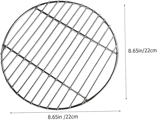 Miniatura 4 de Happyyami 4 unids Red de parrilla redonda parrilla redonda barbacoa parrilla parrilla redonda parrilla parrilla redonda pan hornear red parrilla