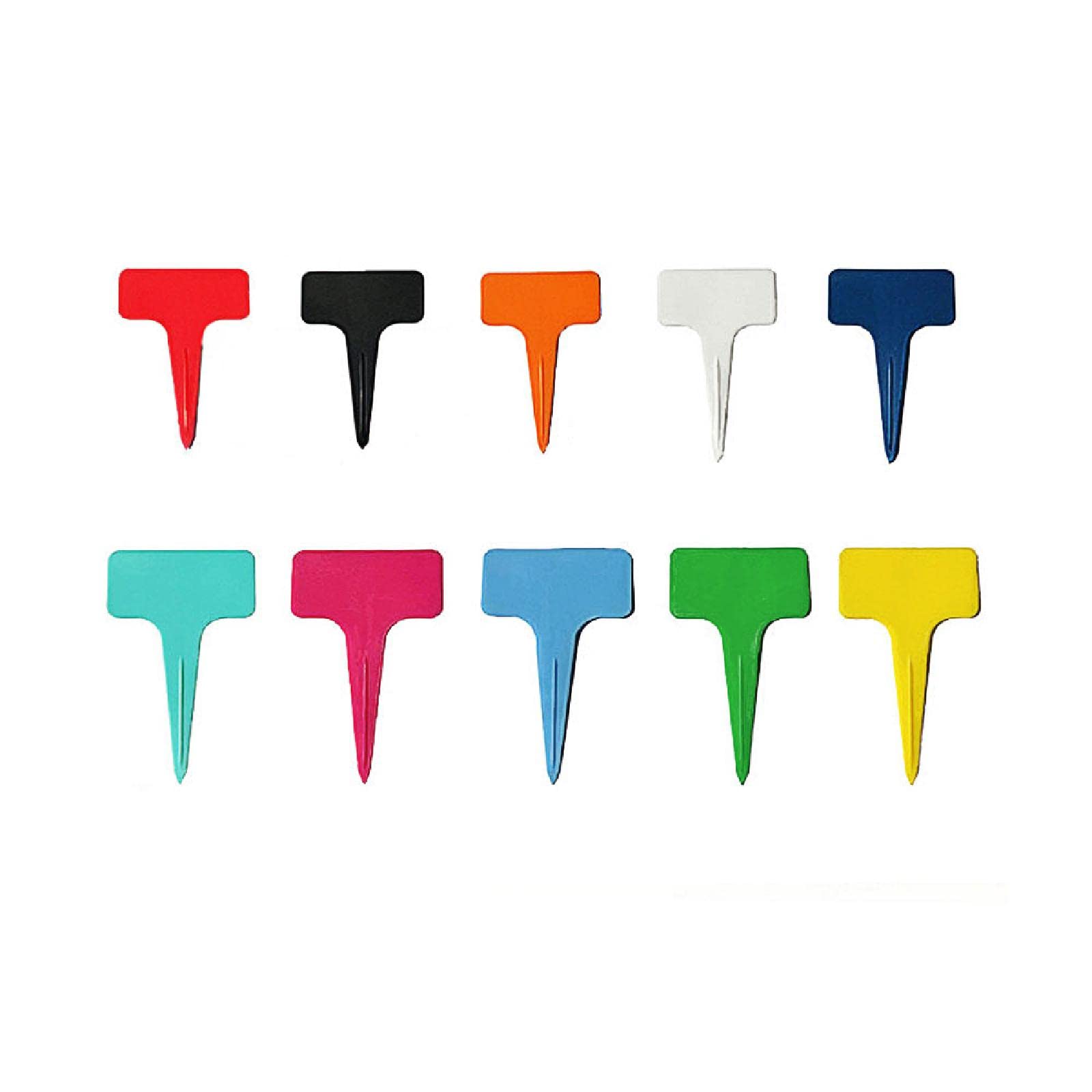 TopHomer Etichette in plastica per piante, 5,1 cm, impermeabili, per