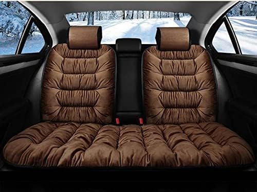 AUTO-LUX - New ArrivalsKeep ⱳаrm Winter car%seats Cushion Not Moves Universal Car Cover Suitcase Non Slide General Leaps Hatchards (brown rear 1pcs from SA)