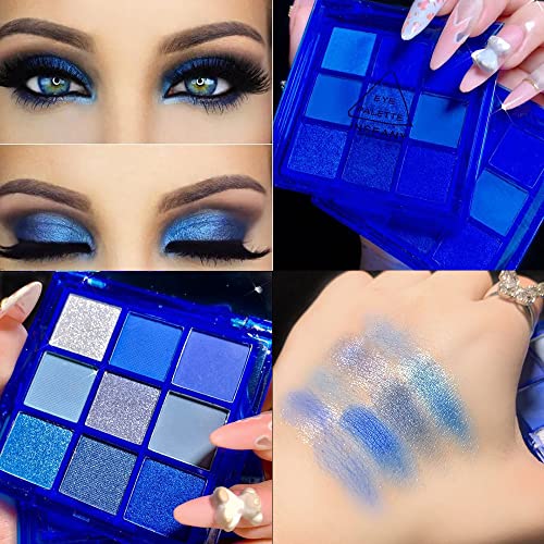 Yeweian Blue Eyeshadow Palette thumb #1