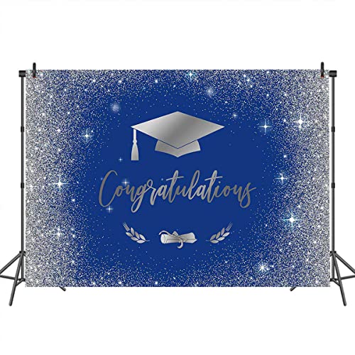 Fondo para Fiesta de Graduación 2026 Mocsicka Plateado 10x7ft miniatura 5